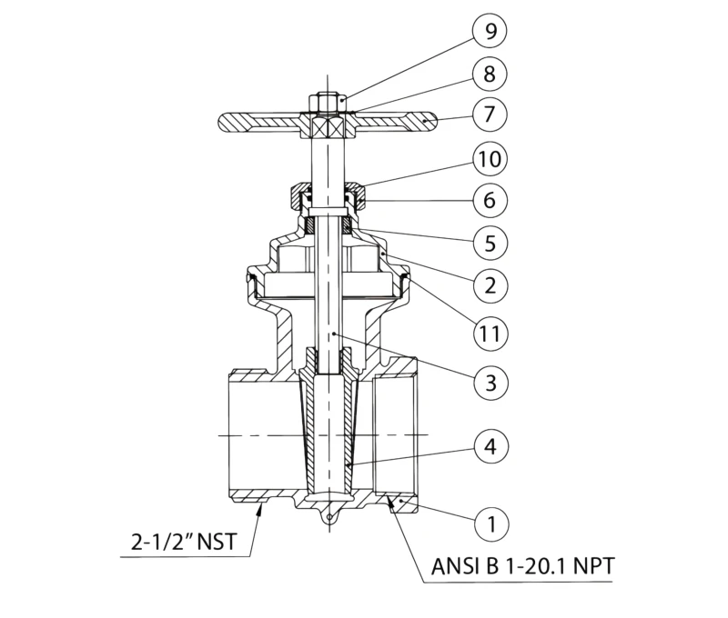 Fire Hose Gate Valve Fire Hose Gate Valve